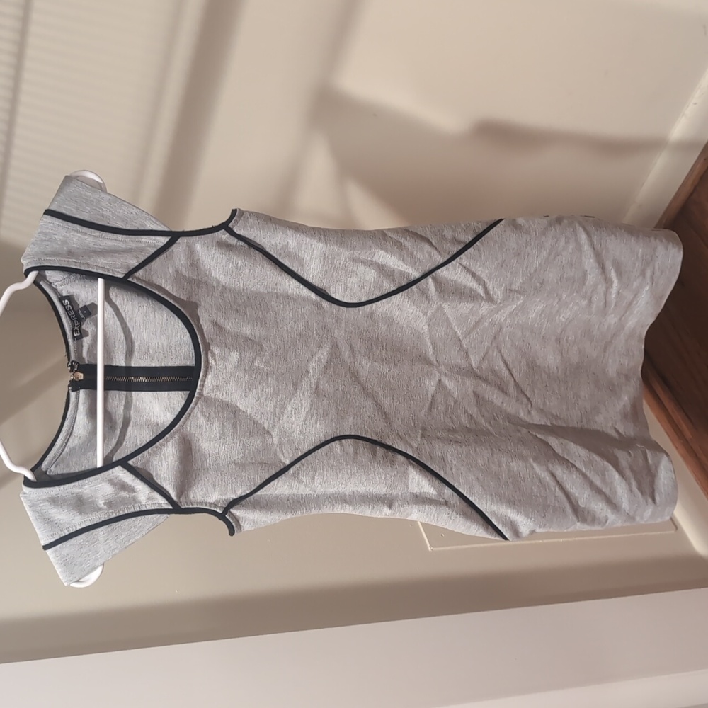 Gray work dress